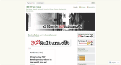 Desktop Screenshot of bcncultura.wordpress.com