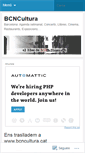 Mobile Screenshot of bcncultura.wordpress.com