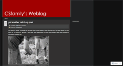 Desktop Screenshot of csfamily.wordpress.com