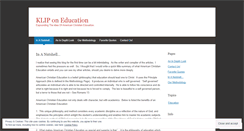 Desktop Screenshot of klipkingdomeducation.wordpress.com