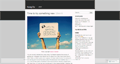 Desktop Screenshot of hungfu.wordpress.com