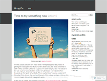 Tablet Screenshot of hungfu.wordpress.com