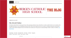 Desktop Screenshot of bergencatholicblog.wordpress.com