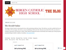 Tablet Screenshot of bergencatholicblog.wordpress.com