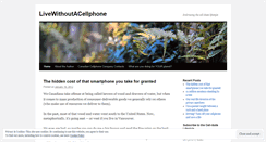 Desktop Screenshot of livewithoutacellphone.wordpress.com