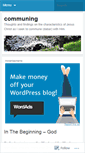 Mobile Screenshot of communing.wordpress.com