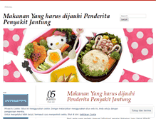 Tablet Screenshot of makananyangharusdijauhipenderitapenyakitjantung.wordpress.com