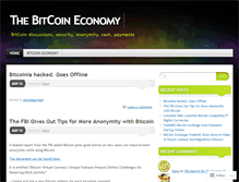 Tablet Screenshot of bitcoineconomy.wordpress.com