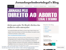 Tablet Screenshot of jornadaspeloabortolegal.wordpress.com