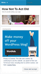 Mobile Screenshot of hownottoactold.wordpress.com