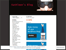 Tablet Screenshot of kathleenhanna.wordpress.com