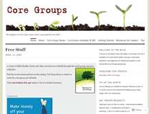 Tablet Screenshot of dbcgroups.wordpress.com