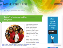 Tablet Screenshot of leonaschools.wordpress.com