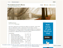 Tablet Screenshot of nanobiologos.wordpress.com