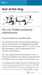 Mobile Screenshot of hairofthehog.wordpress.com