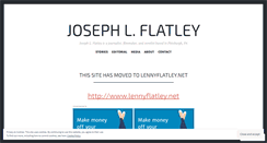 Desktop Screenshot of lennyflatley.wordpress.com