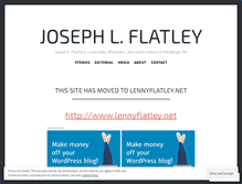 Tablet Screenshot of lennyflatley.wordpress.com