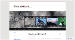 Desktop Screenshot of animalmovements.wordpress.com