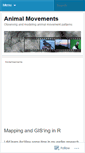 Mobile Screenshot of animalmovements.wordpress.com