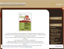 Tablet Screenshot of macerataintransizione.wordpress.com