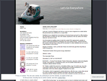 Tablet Screenshot of letsgoeverywhere.wordpress.com