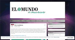 Desktop Screenshot of elmundoaldescubierto.wordpress.com