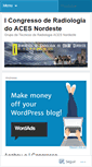 Mobile Screenshot of congressoradiologia.wordpress.com