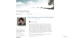 Desktop Screenshot of developingwisdom.wordpress.com