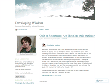 Tablet Screenshot of developingwisdom.wordpress.com