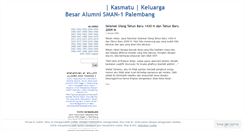 Desktop Screenshot of kasmatupalembang.wordpress.com