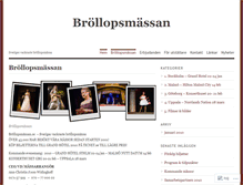 Tablet Screenshot of brollopsmassan.wordpress.com