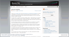 Desktop Screenshot of discourseweb.wordpress.com