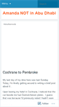 Mobile Screenshot of amandainabudhabi.wordpress.com