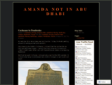 Tablet Screenshot of amandainabudhabi.wordpress.com