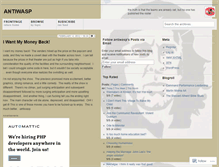 Tablet Screenshot of antiwasp.wordpress.com