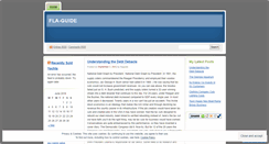 Desktop Screenshot of flaguide.wordpress.com