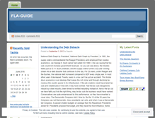 Tablet Screenshot of flaguide.wordpress.com