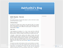 Tablet Screenshot of mahfuz062.wordpress.com