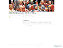 Tablet Screenshot of diretodasaladejustica1.wordpress.com