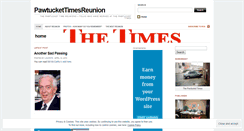 Desktop Screenshot of pawtuckettimesreunion.wordpress.com