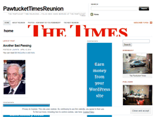 Tablet Screenshot of pawtuckettimesreunion.wordpress.com