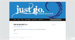 Desktop Screenshot of justgo2012.wordpress.com