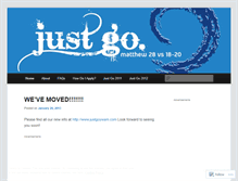 Tablet Screenshot of justgo2012.wordpress.com