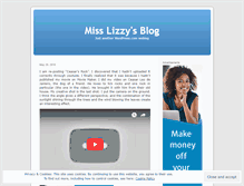 Tablet Screenshot of misslizzys.wordpress.com