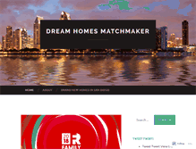 Tablet Screenshot of dreamhomesmatchmaker.wordpress.com