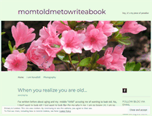 Tablet Screenshot of momtoldmetowriteabook.wordpress.com