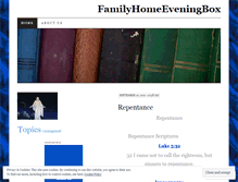 Tablet Screenshot of familyhomeeveningbox.wordpress.com
