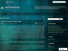 Tablet Screenshot of americanartsng.wordpress.com