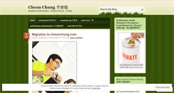 Desktop Screenshot of cheanchung.wordpress.com