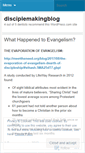 Mobile Screenshot of disciplemakingblog.wordpress.com